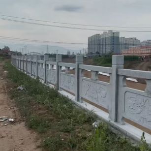 榆林 石材河道栏杆