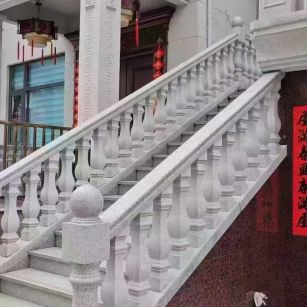 榆林 天然石材 阳台庭院护栏、栏杆