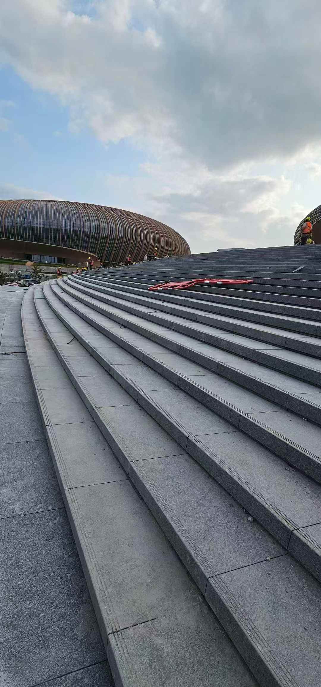 榆林 弧形整石台阶铺装效果图