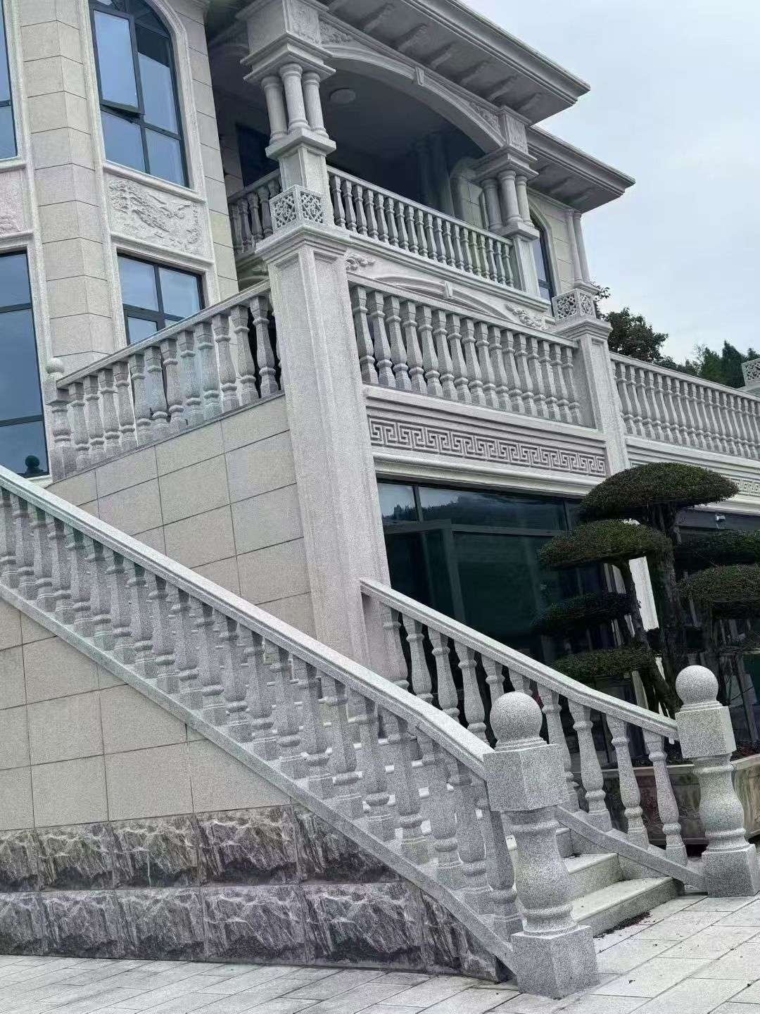 榆林 芝麻白别墅，栏杆