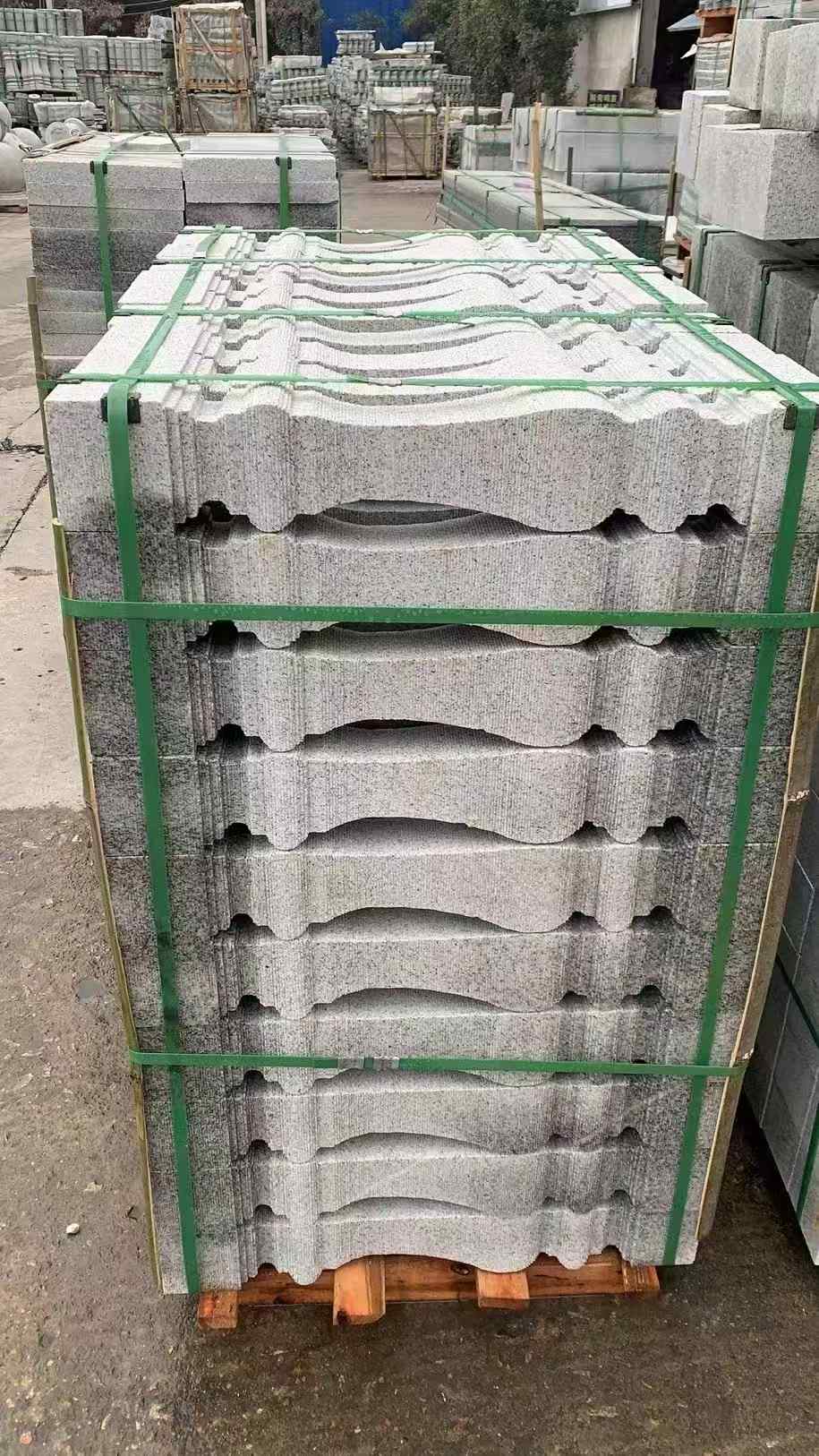 榆林 芝麻白方形拉丝面，栏杆花瓶柱