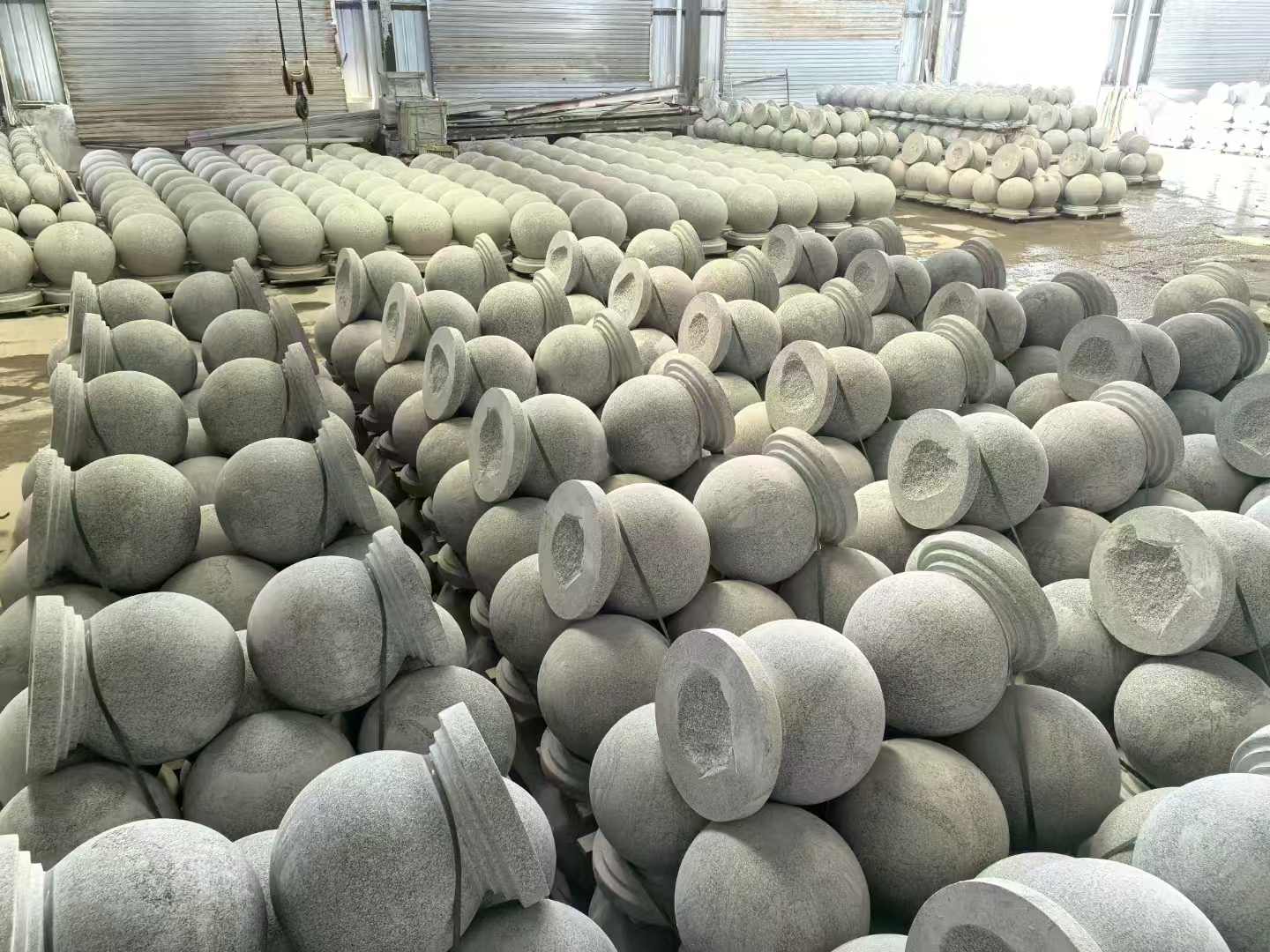 榆林石材挡车球