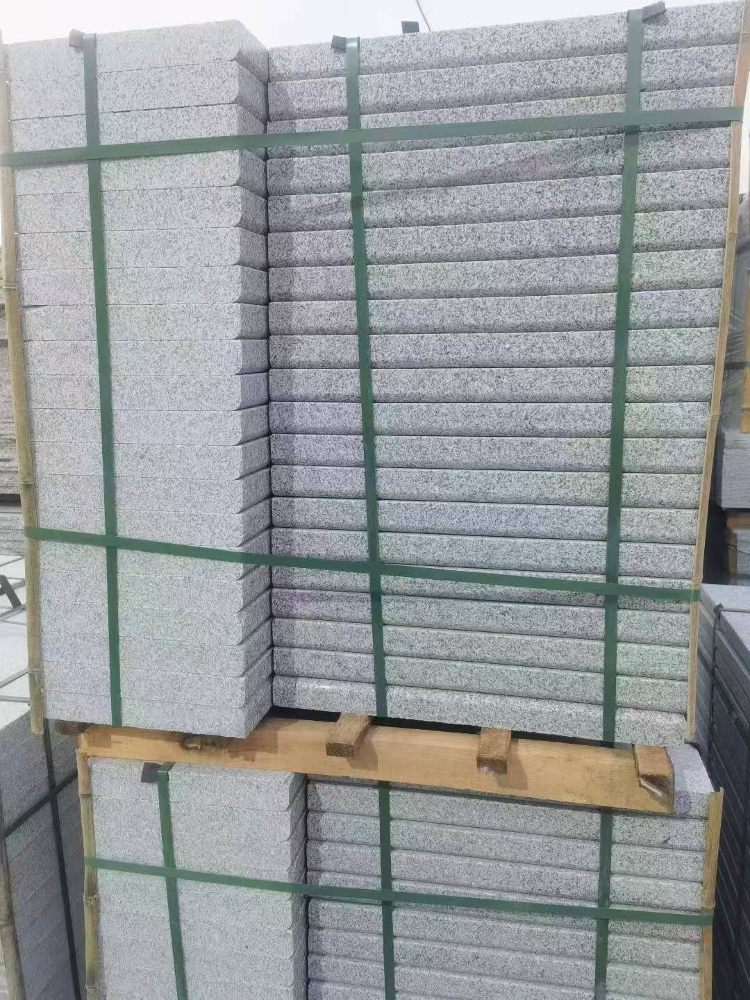 榆林 5公分芝麻白，倒斜角，室外楼梯踏步