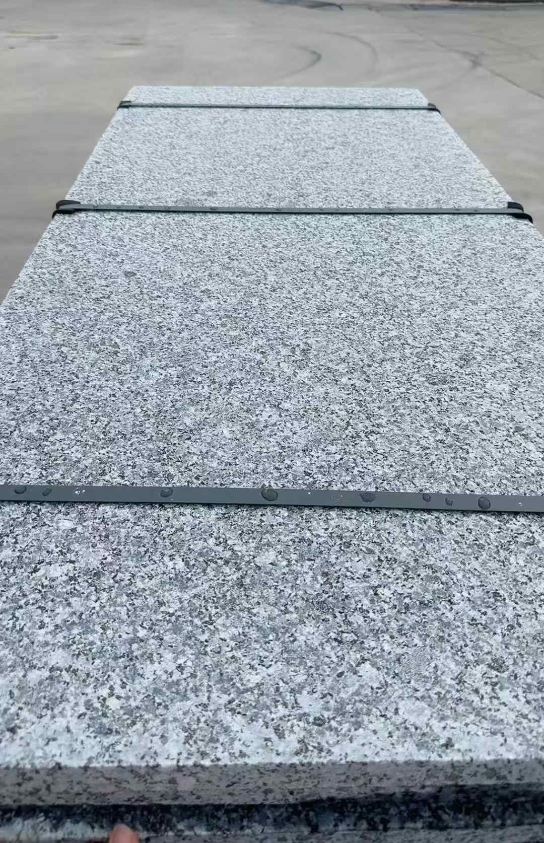 榆林 芝麻黑火烧面毛板，条板，半成品
