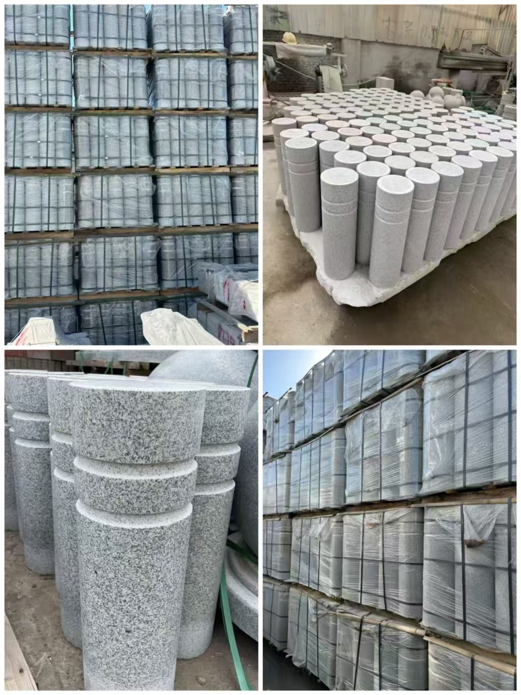 榆林 芝麻白花岗岩挡车柱、隔离柱多少钱